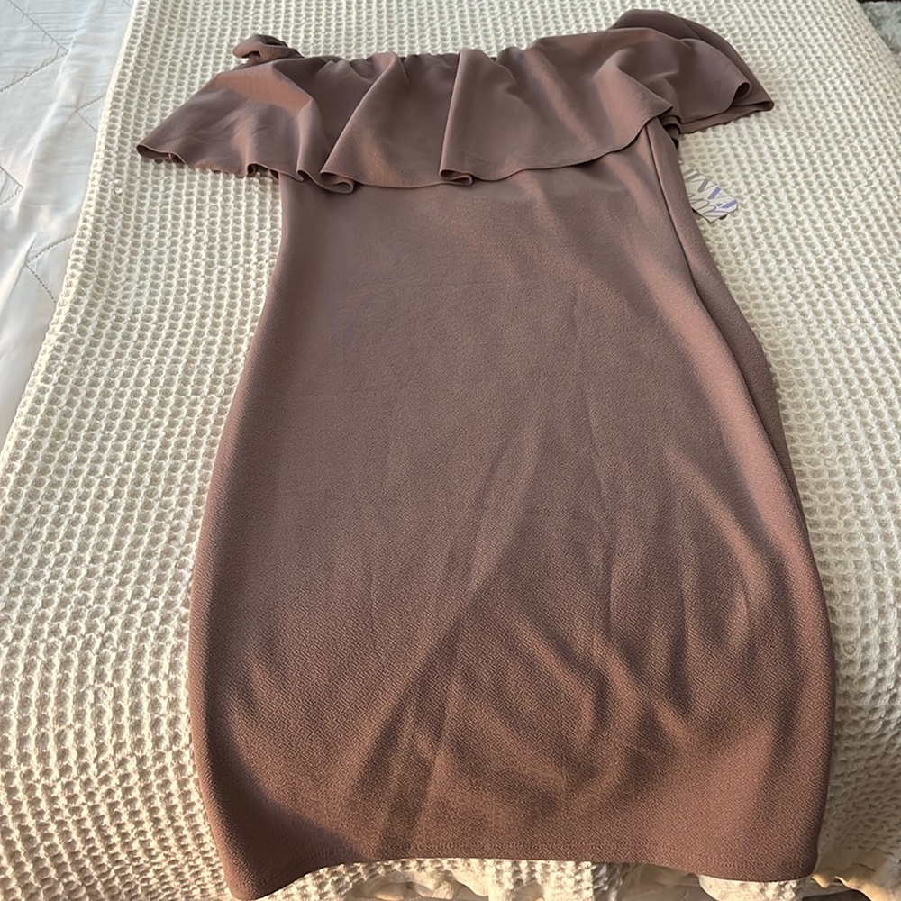 Maybe off the shoulder dress